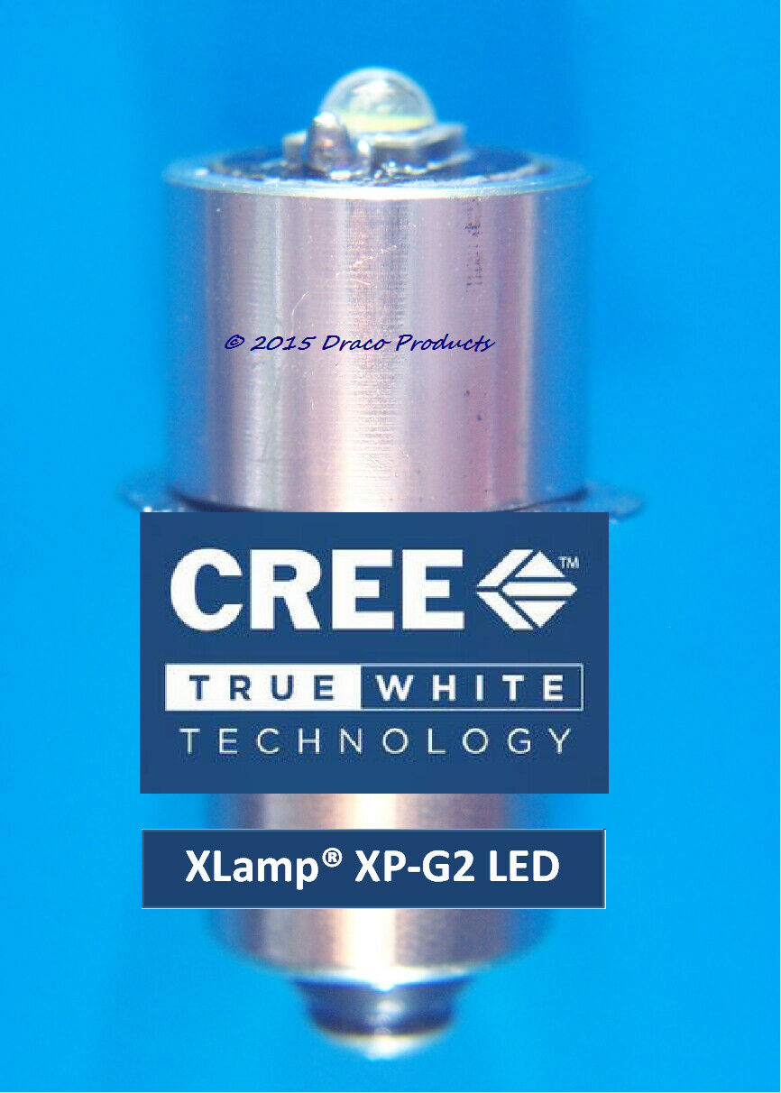 Cree LED 5 Watt Bulb FOR: Hitachi Ni-Cd UB18D 18V Flashlight Torch