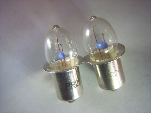 2X Set - PR12 Bulb Lamp 5.85V .5A for 4D Cell Battery Flashlights & 6V lanterns