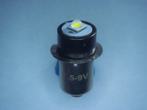 5.0W- Cree LED Upgrade PR Bulb for 2-Cell (1-6) Cell Flashlight 1.5 - 9V Headlight