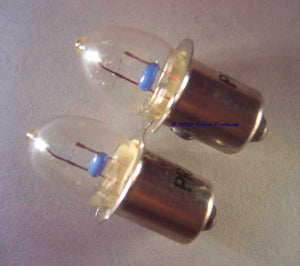 2X - PR15 or PR13 Bulb Lamp 4.8V .5A for 6-Volt Lantern or 4D Flashligh
