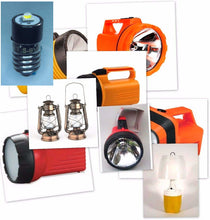 Bright 5W Cree LED E10 bulb Upgrade 360 Lumen All Polarity & Universal Voltage for Lantern 4D, 4-Cell 6V Lantern
