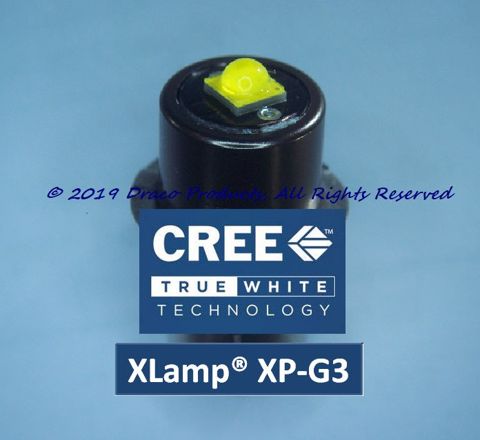 kort med tiden Tilfældig Cree 5 Watt XP-G3 P13.5s Upgrade LED for MAGLITE 5, 6, 7, 8-12 Cell Ma –  Draco Products