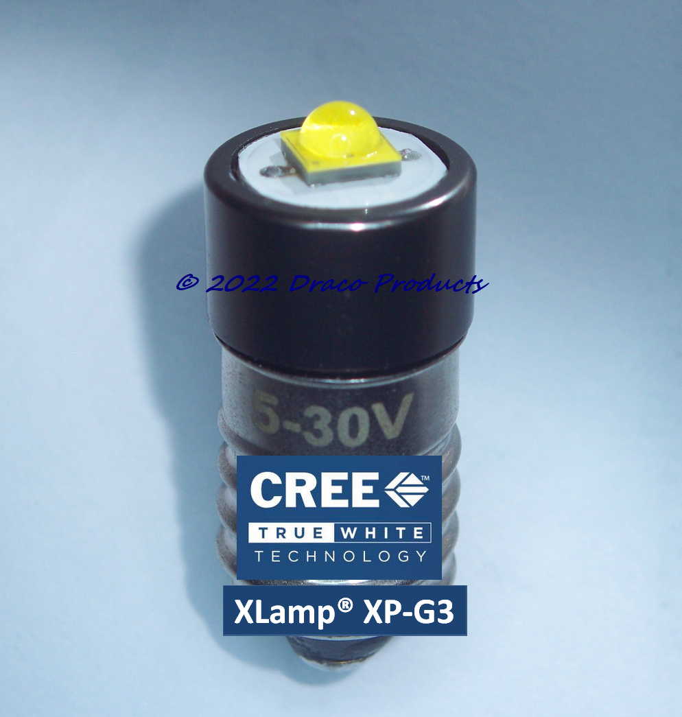 Omleiden oriëntatie Rook Cree LED Bulb 5 Watt, 6-24 Volt Replacement E10 Non-Polarity - Bright –  Draco Products