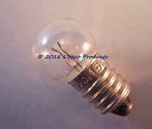 #502 Screw Bulb lamp NEW for 6-Volt 4 "D" or Lantern Battery E10