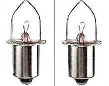 2X set of PR2 Miniature 2.38V .5A Lamp Bulb 2.38V 0.5A for  "2D" Cell Flashlight