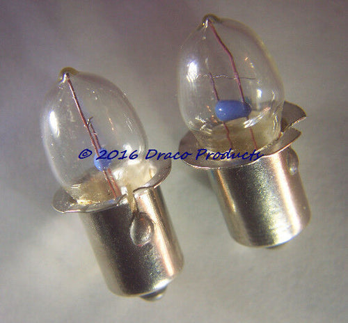 2X SET KPR118 KPR18 (K18) Krypton Flashlight Miniature Bulb 7.2V Lamp 6D Cell