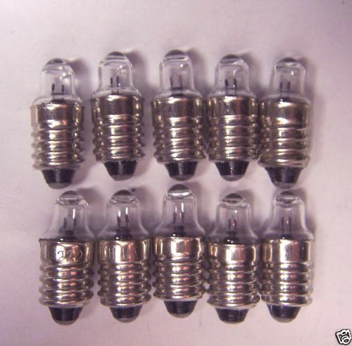 10X Screw Lens Bulbs 2.25V .25A for 2-C-D-AA E10 base Replacement for 222 GE-222