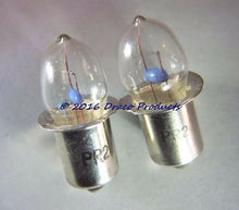 10X PR2 Miniature PR Base Lamp Bulb 2.38V 0.5A for  "2D" Cell Battery Flashlight