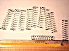 10  Pcs Steel Compression Springs 1.35" long .30" Diameter Black or Nickel Pl Wire