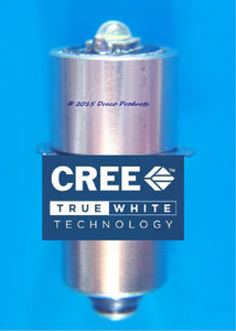 Cree Universal Polarity 360 Lumen 5W LED PR bulb Replacement 4D, 4-Cell 6V Lantern 1.5V-9V