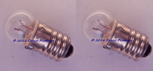 2-Pack Replacement Lamp 11mm for Elenco SNAP CIRCUITS 6SCL4 BULB 3.7, 4.5v, 4.9v.3A