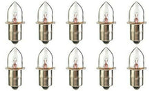 10X PR2 Miniature PR Base Lamp Bulb 2.38V 0.5A for  "2D" Cell Battery Flashlight