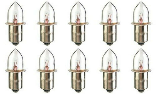10X PR2 Miniature PR Base Lamp Bulb 2.38V 0.5A for  