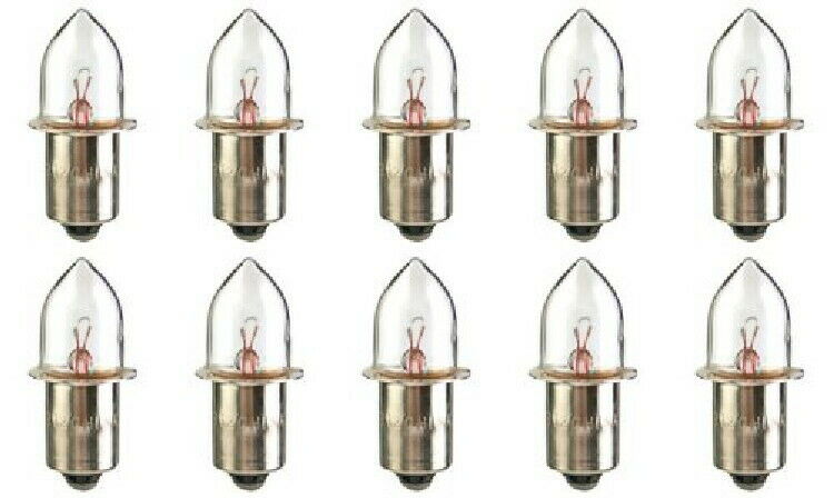 4X PR2 Miniature PR Base Lamp Bulb 2.38V 0.5A For "2D" Cell Battery Flashlight E - Foto 2