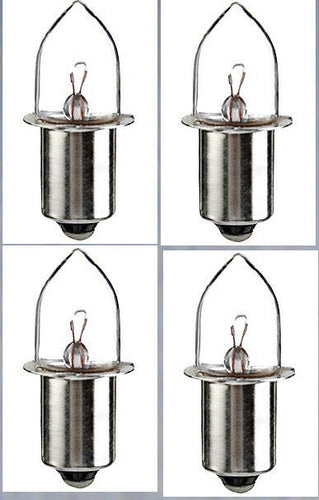 4X PR2 Miniature PR Base Lamp Bulb 2.38V 0.5A for  