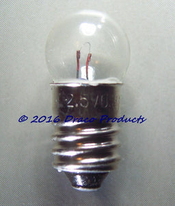 Set 2-PK REPLACEMENT 3V BULBS FOR FARO 995005, GE 14, 25354 0.74W 2.47V