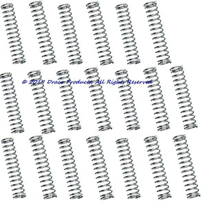 10  Pcs Steel Compression Springs 1.35" long .30" Diameter Black or Nickel Pl Wire