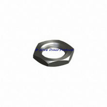 Panel Nut, 3/8" Nut 5/16"-32, Hex Brass Thick Bright Nickel Plated Jam Nuts PK5