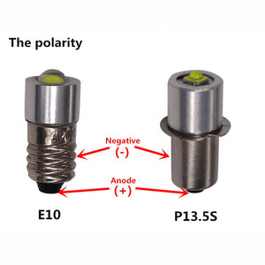 Cree LED 5W BULB Upgrade for Flashlight Lamp 4-Cell 6V Flashlight with C D AA